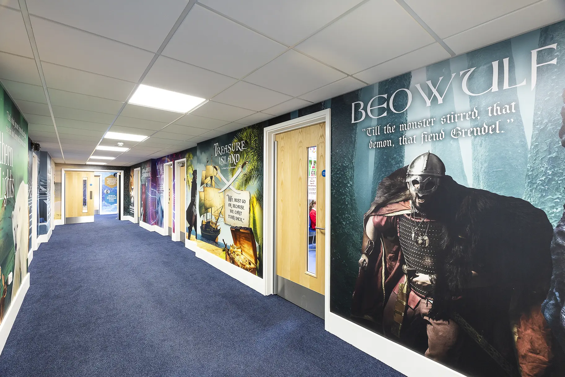 Lee Chapel Literacy School wall art 4