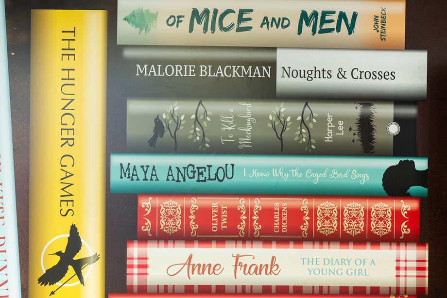 The ebbsfleet academy library wall art