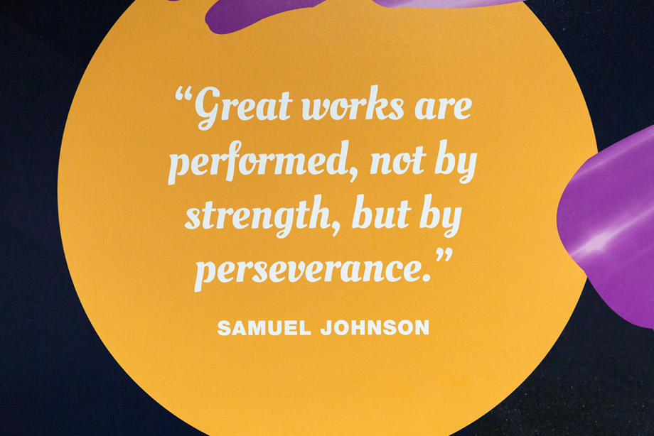 Christ The King College wellbeing wall art