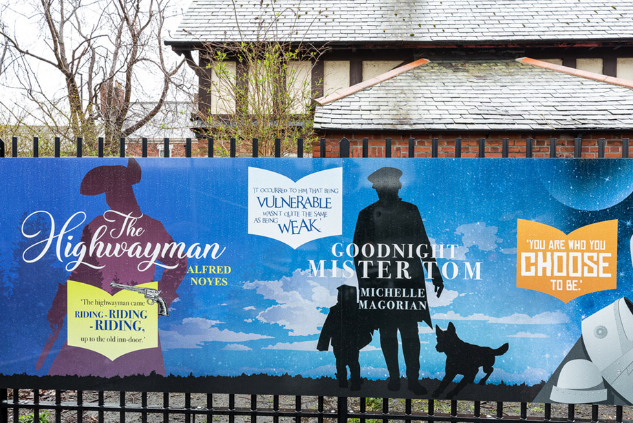 Westgate hill book title wall art