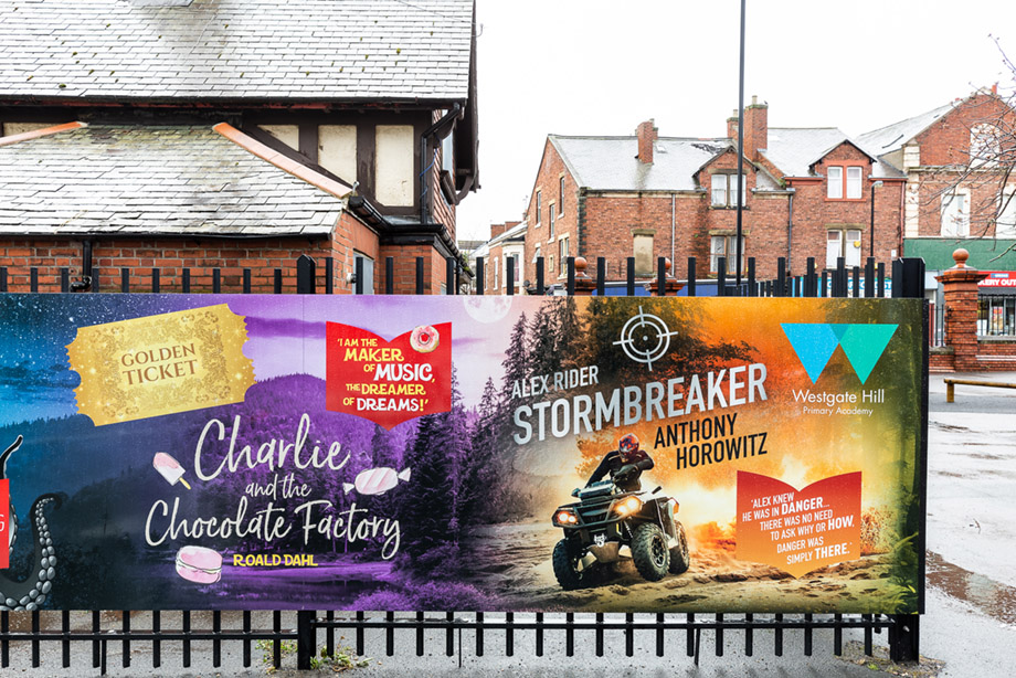 Westgate hill book title wall art