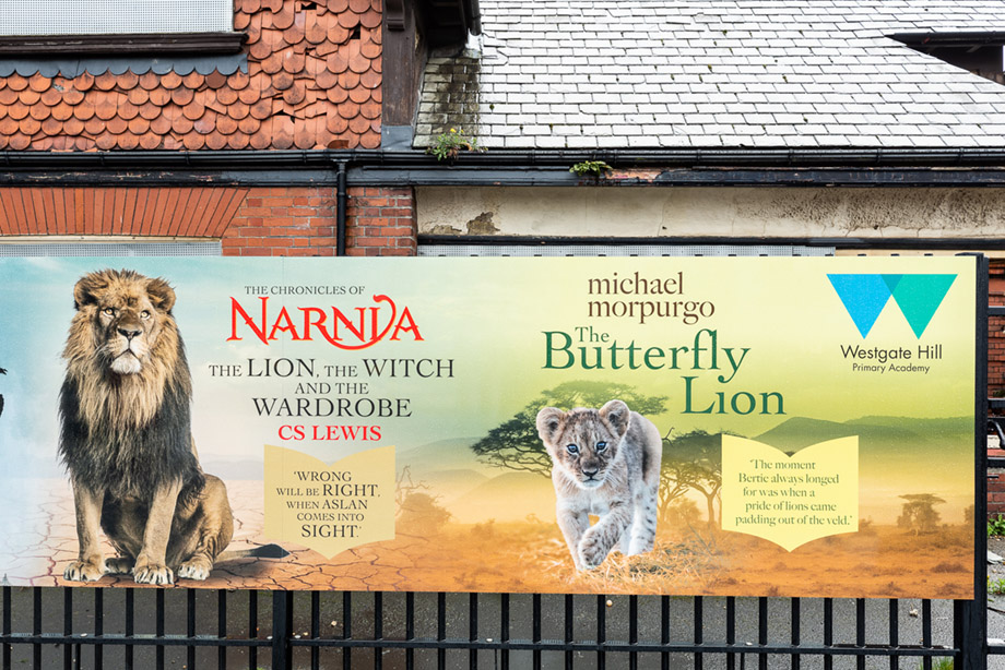 Westgate hill book title wall art