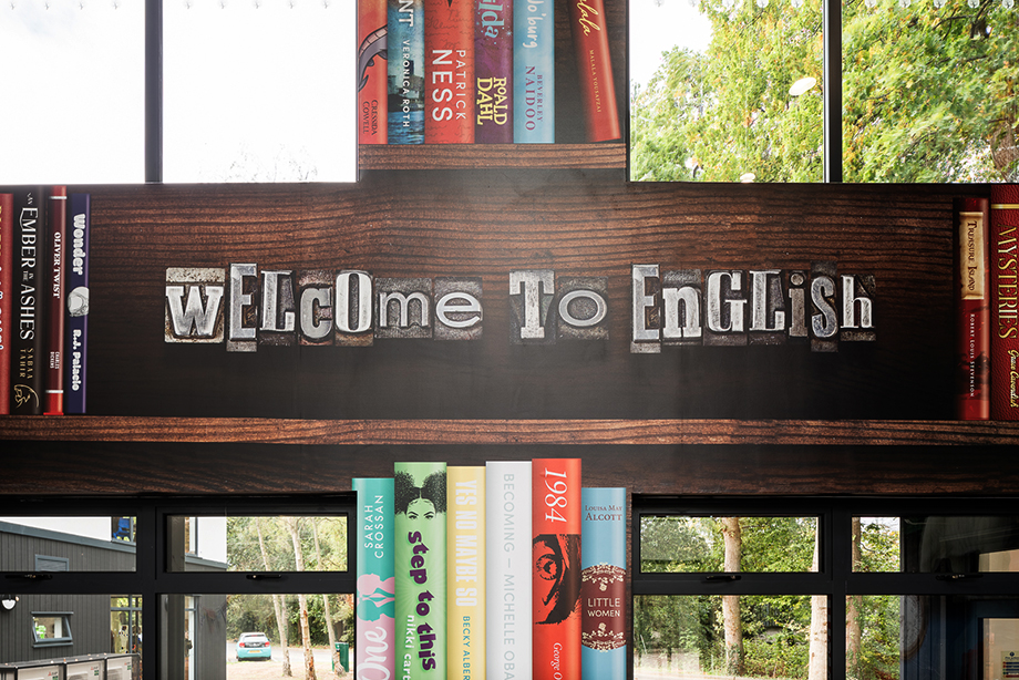 Ratcliffe college english wall art