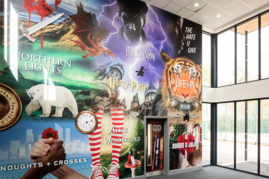 Ratcliffe college english wall art