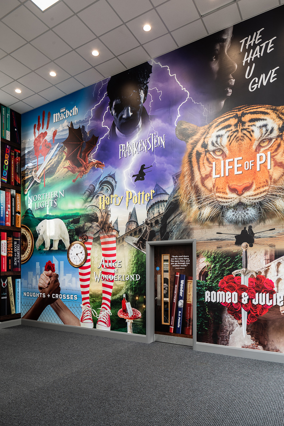 Ratcliffe college english wall art