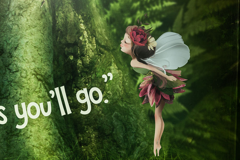 Brookfield Infant School library wall art