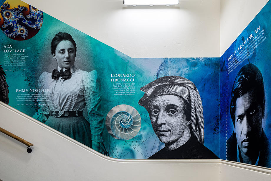 Ilford county high school maths wall art