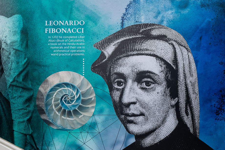 Ilford county high school maths wall art