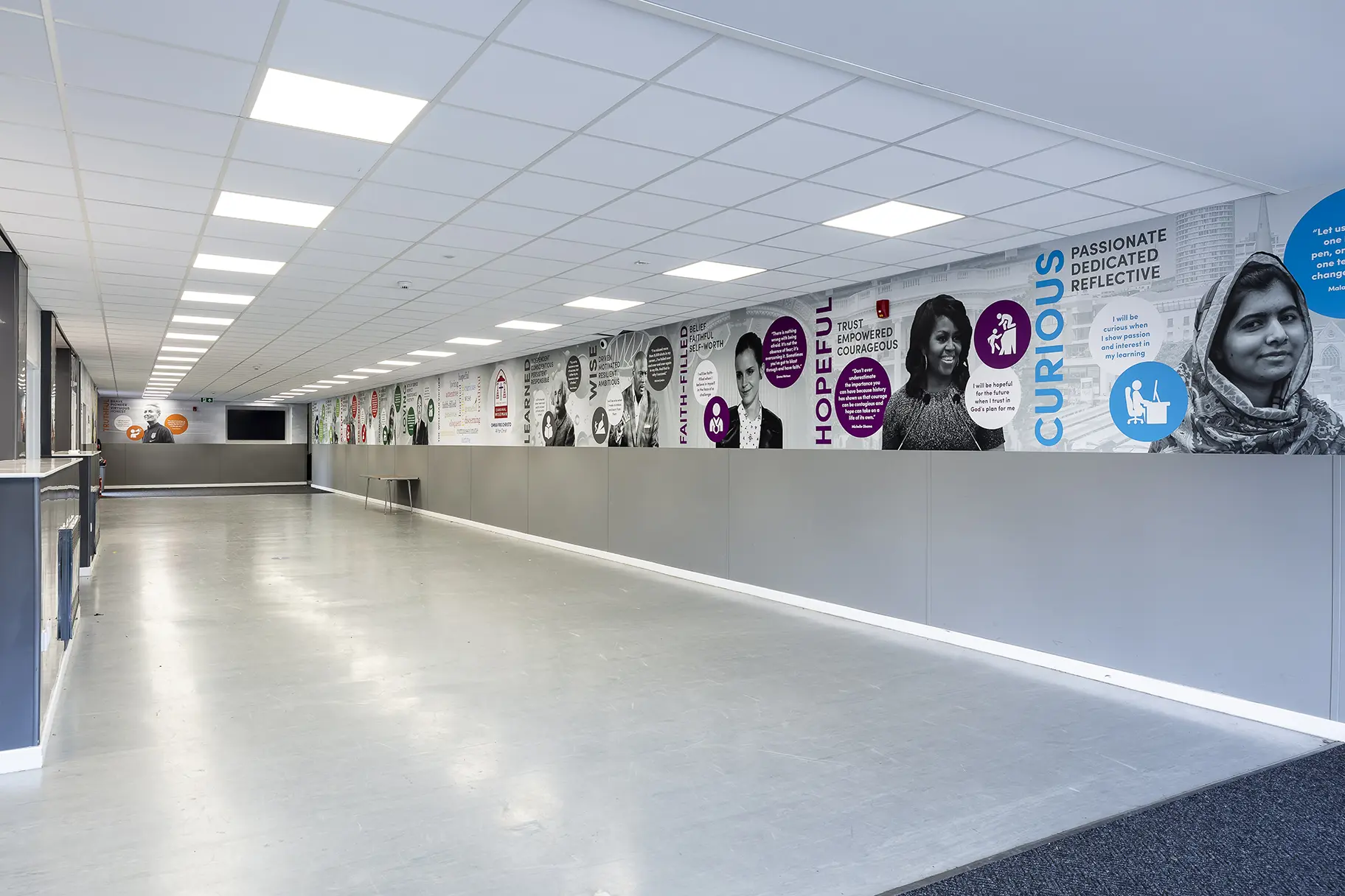 Cardinal wiseman values wall art