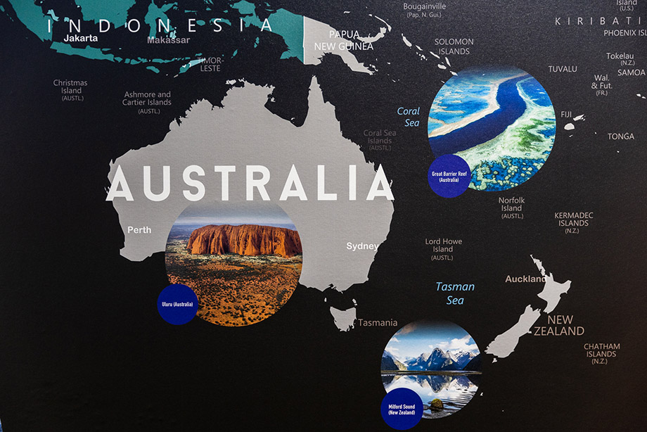 Forest school map wall art