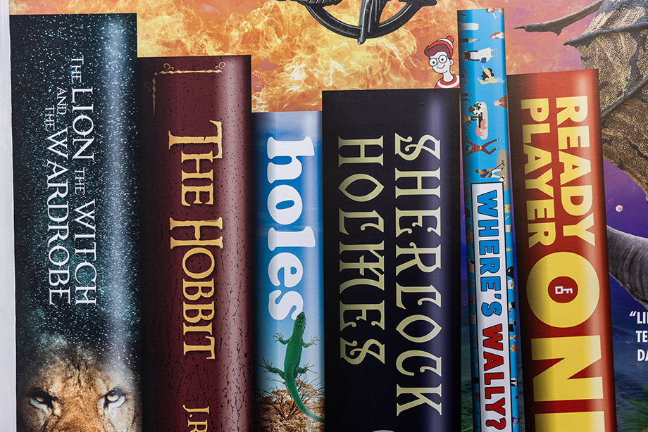 Phoenix bay school library wall art