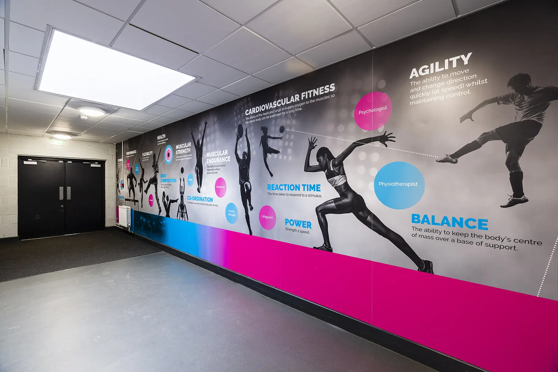 Our Lady and St Bede sports wall art