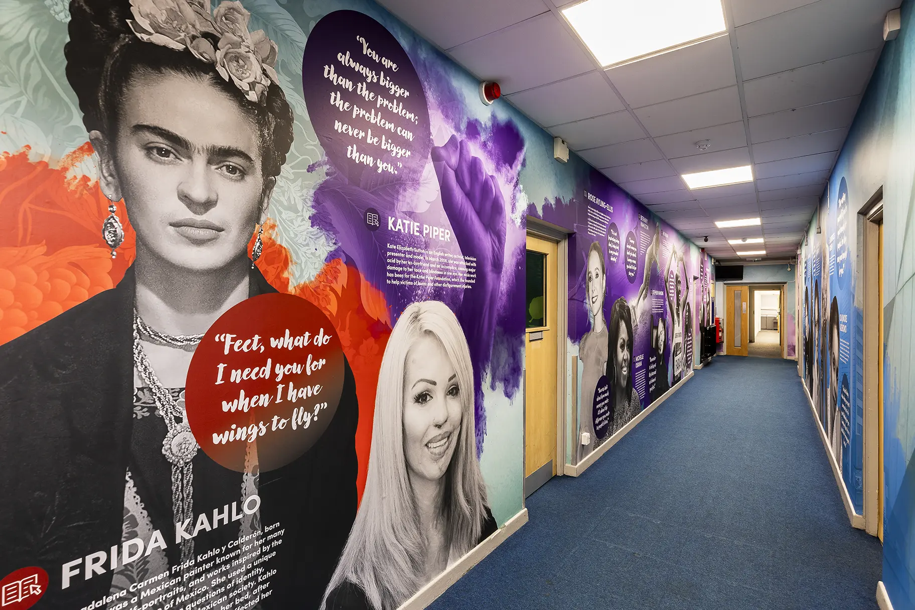 Davison aspiration alley wall art