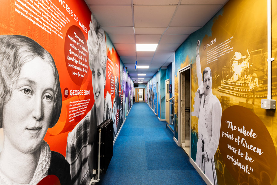 Davison aspiration alley wall art