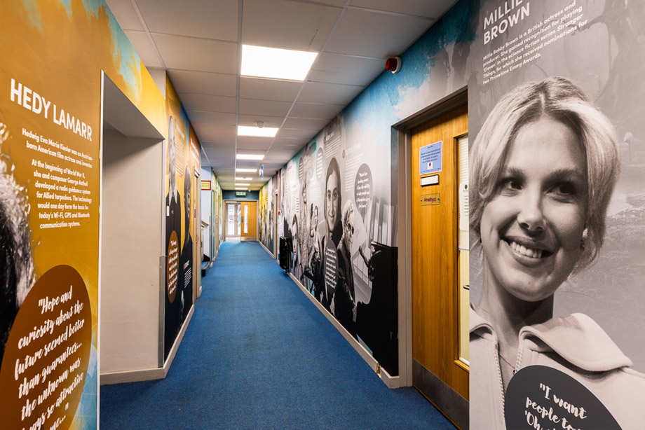 Davison aspiration alley wall art