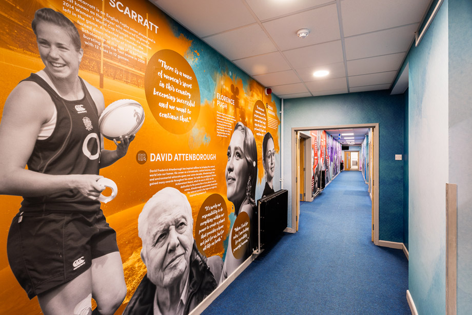 Davison aspiration alley wall art