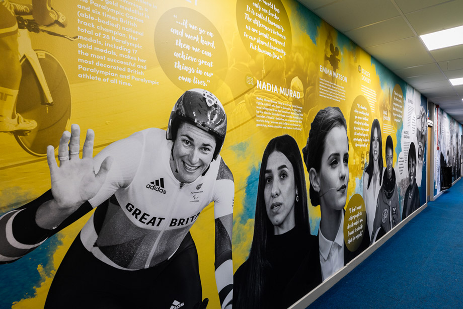 Davison aspiration alley wall art