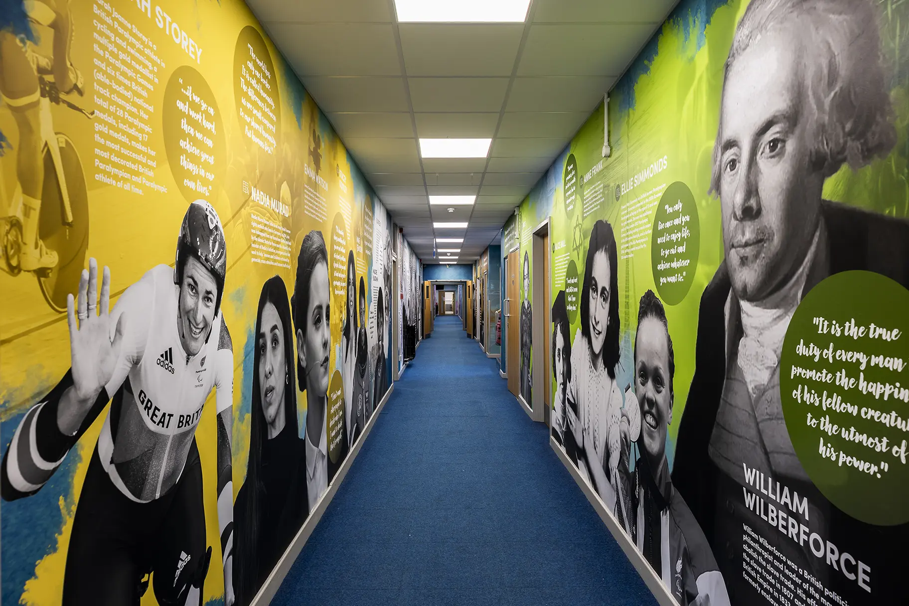 Davison aspiration alley wall art