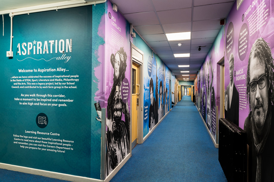 Davison aspiration alley wall art