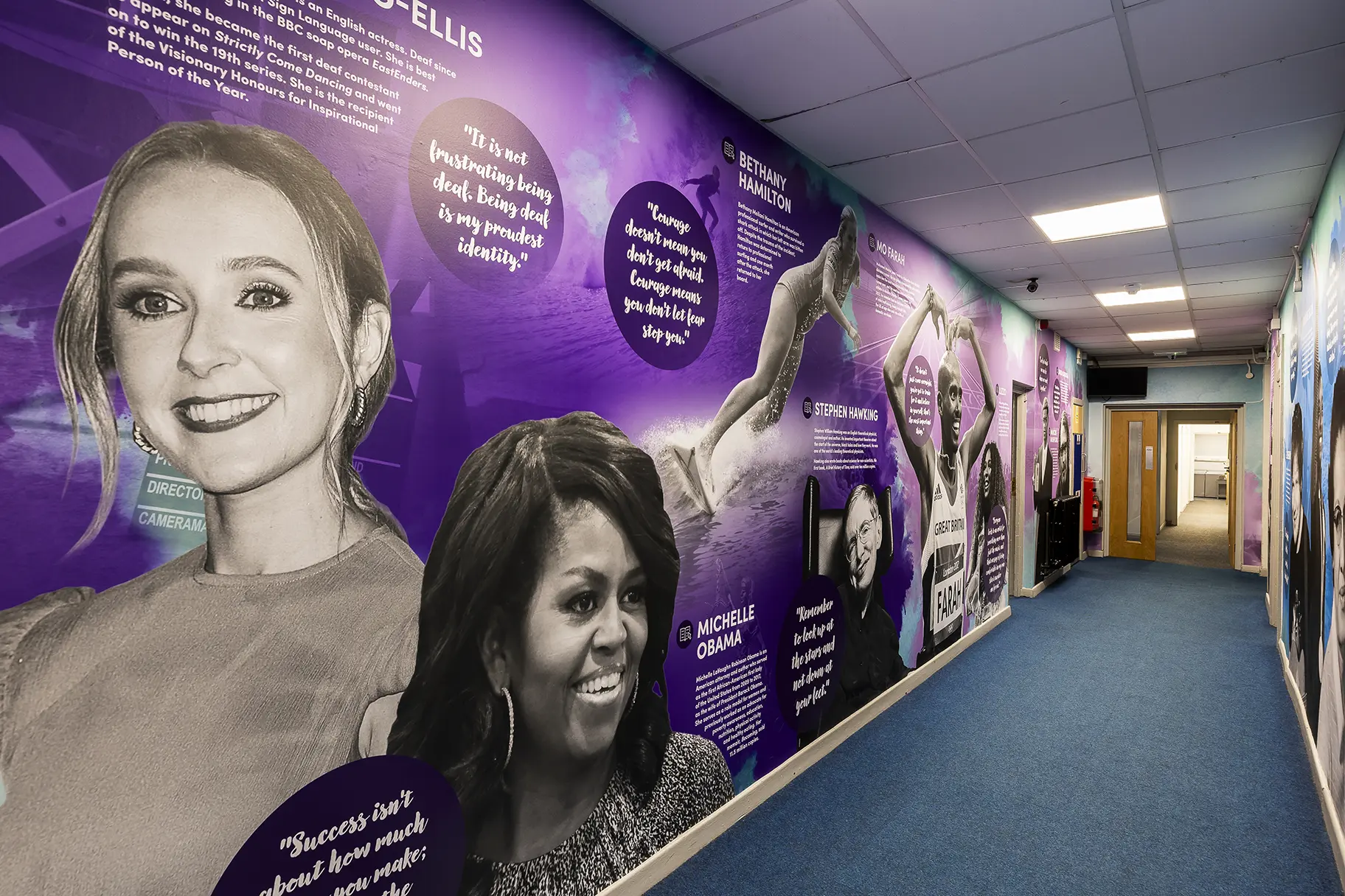 Davison aspiration alley wall art