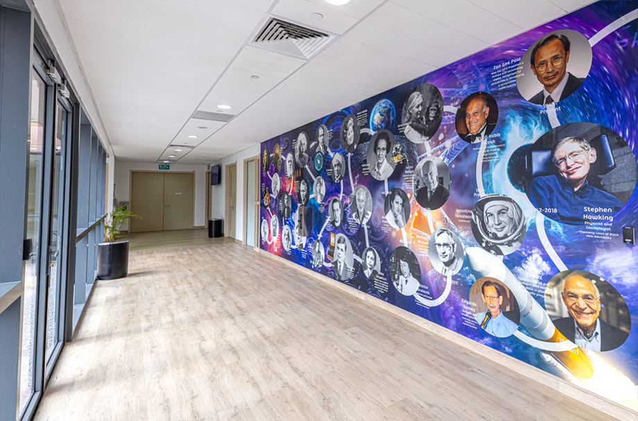 North london collegiate school singapore science wall art